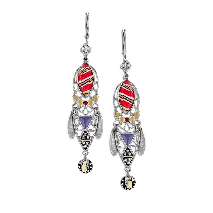 Sahara Oasis Earrings by Yoolie - © Blue Pomegranate Gallery