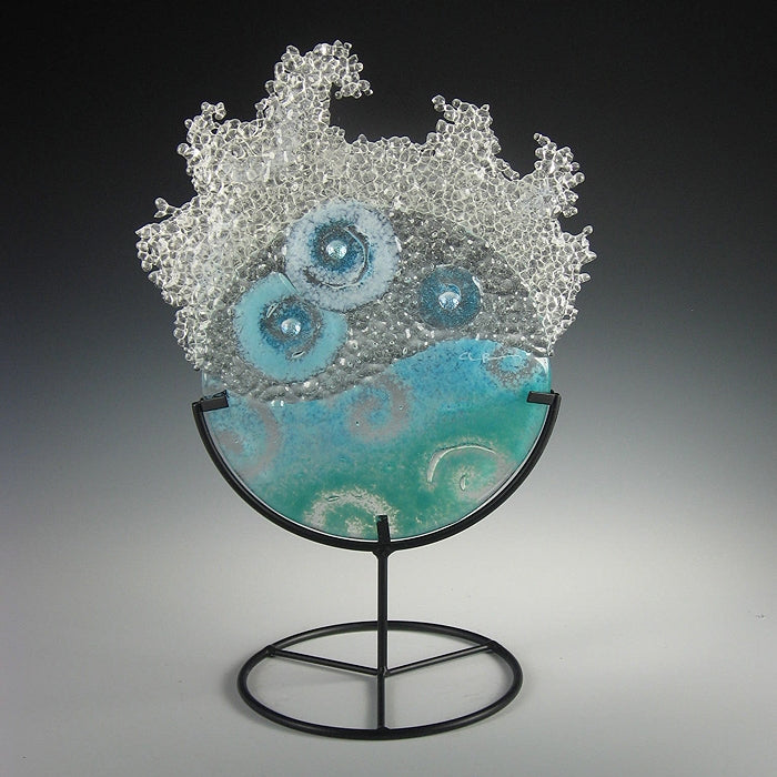 Mini Aqua Splash in stand by Charlotte Behrens - © Blue Pomegranate Gallery