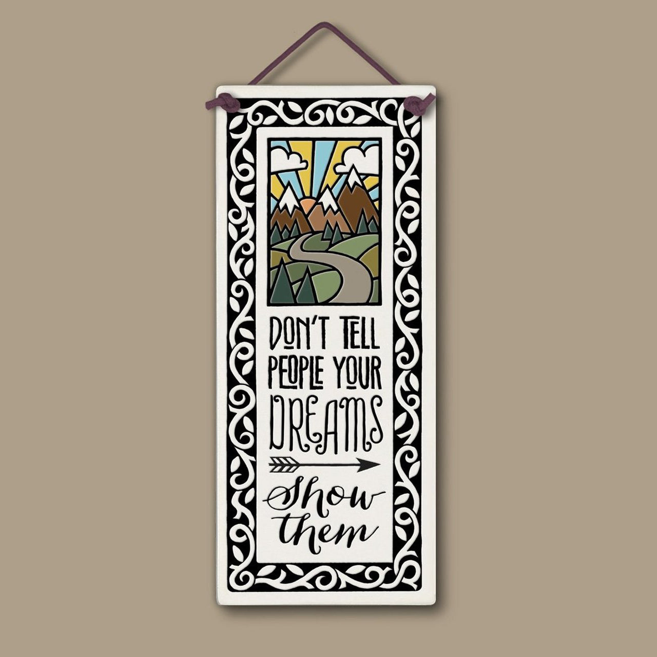 Flat Plaque "Show Them" by Michael Macone - © Blue Pomegranate Gallery