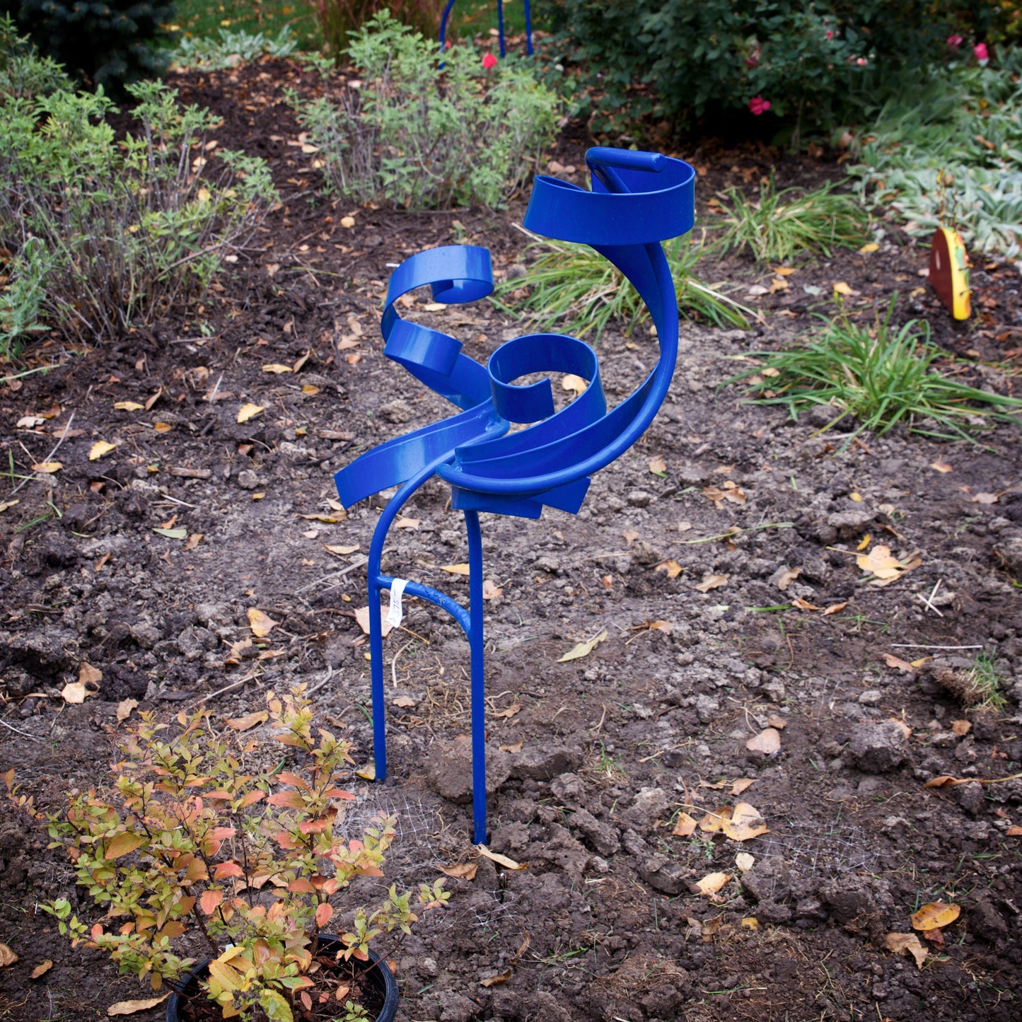 4 ft Blue Wide Boing by Diane Mattern - © Blue Pomegranate Gallery