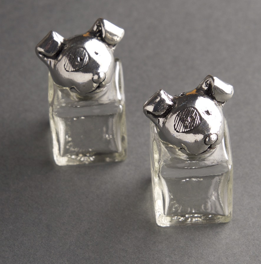 SM Dog S&P Shaker Set by Bonnie Bond - © Blue Pomegranate Gallery