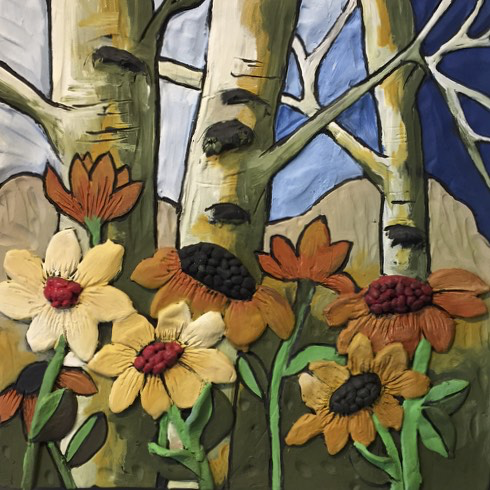 Reaching for Sun by Carol Fennell - © Blue Pomegranate Gallery