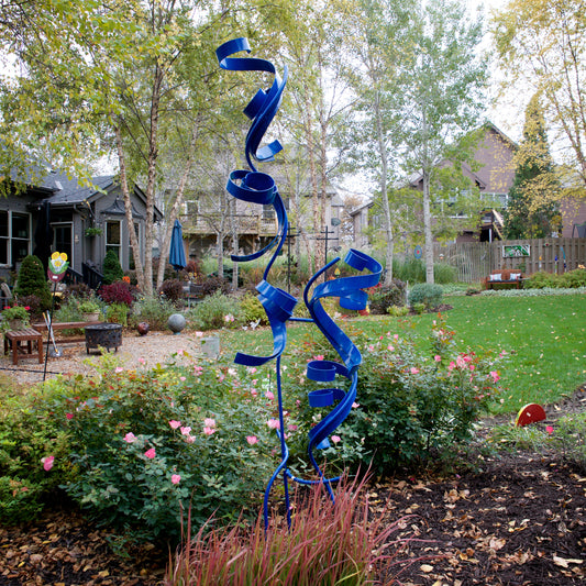 7 ft Blue Heavy duty Boing by Diane Mattern - © Blue Pomegranate Gallery