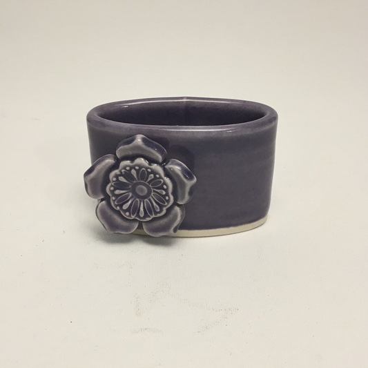Lavender 2 Porcelain Business Card Holder by Berls & McConnell - © Blue Pomegranate Gallery
