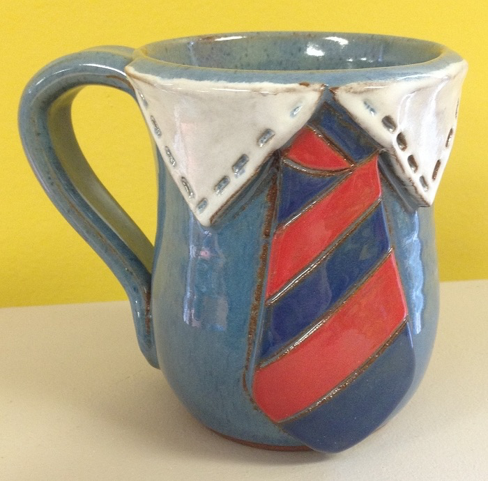 Tie Mug by JoAnn Stratakos - © Blue Pomegranate Gallery