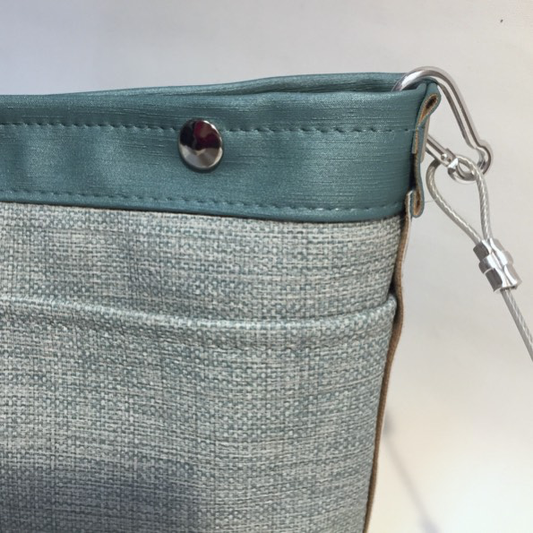 Oxford/Teal Journey Cross Body Handbag by Renee Sonnichsen - © Blue Pomegranate Gallery