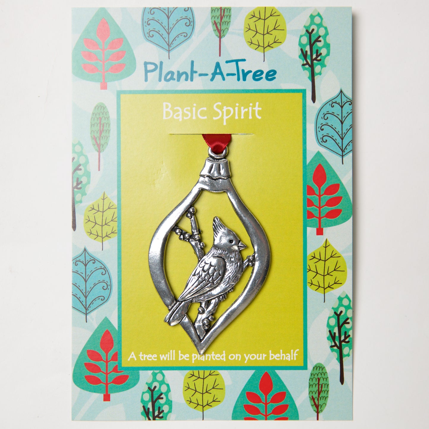 Cardinal Plant a Tree Ornament by Bonnie Bond - © Blue Pomegranate Gallery