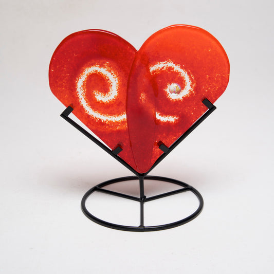 Large Heart in Stand by Charlotte Behrens - © Blue Pomegranate Gallery