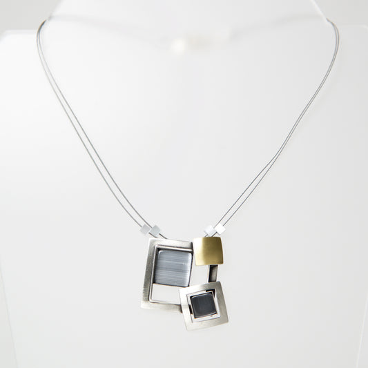Wire Necklace EF653 by Christophe - © Blue Pomegranate Gallery