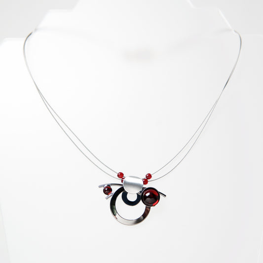 Wire Necklace KF304 by Christophe - © Blue Pomegranate Gallery