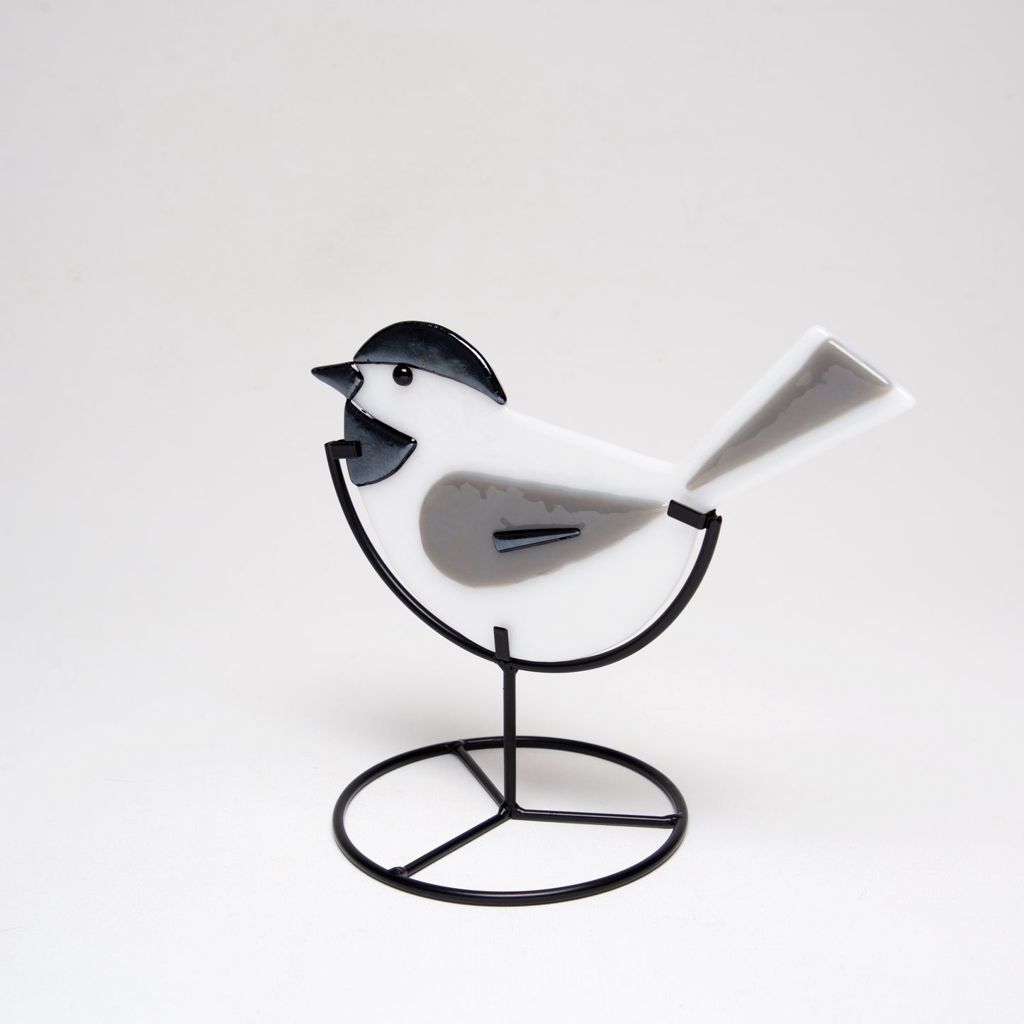 Glass Chickadee by Sondra Gerber - © Blue Pomegranate Gallery