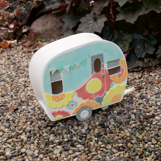 Flower Child Camper by Sally Scott - © Blue Pomegranate Gallery