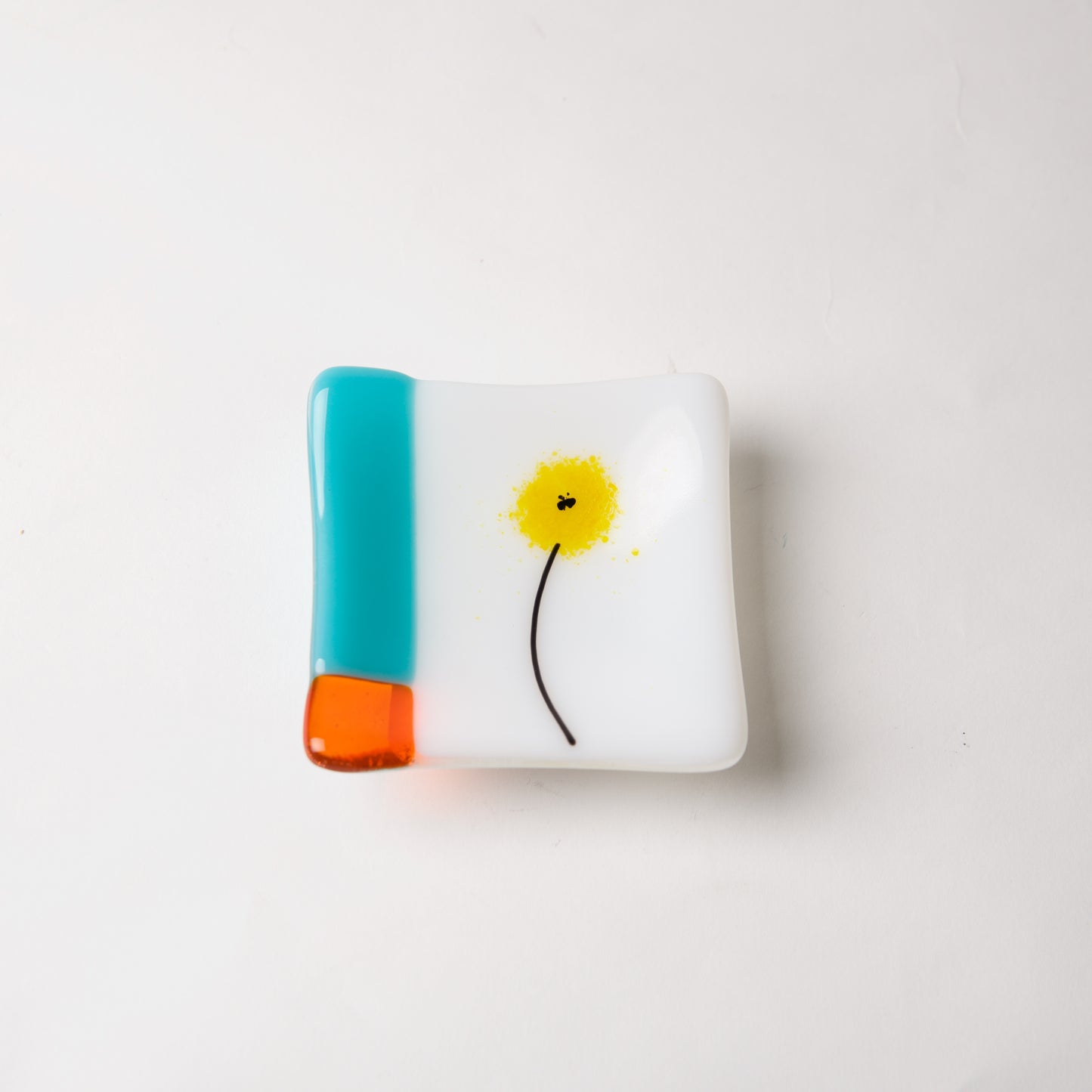 Yellow Poppy Dish by Lisa Becker - © Blue Pomegranate Gallery