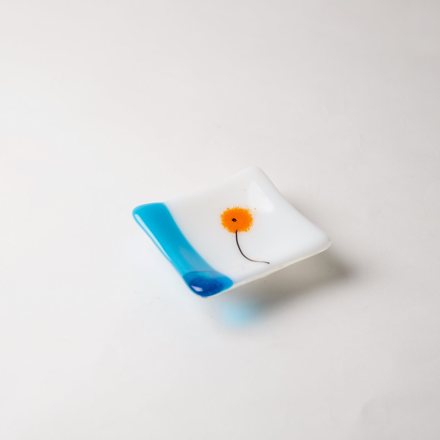 Orange Poppy Dish by Lisa Becker - © Blue Pomegranate Gallery