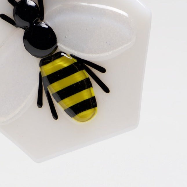 Queen Bee Ornament, Sun Catcher by Charlotte Behrens - © Blue Pomegranate Gallery