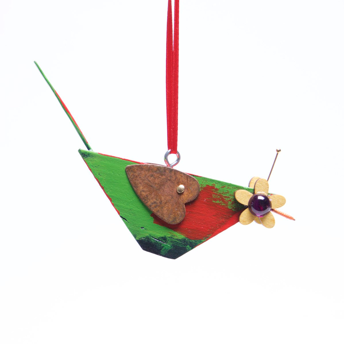 Odd Bird Ornament by Mary Kolar. - © Blue Pomegranate Gallery