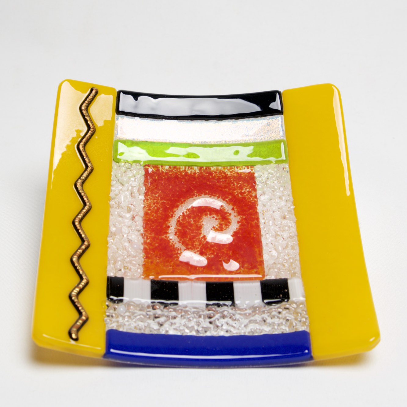 Abstract plates by Charlotte Behrens - © Blue Pomegranate Gallery