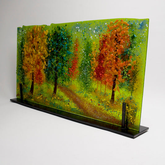Conversation in stand by Jennifer DeMoss 24x12" - © Blue Pomegranate Gallery
