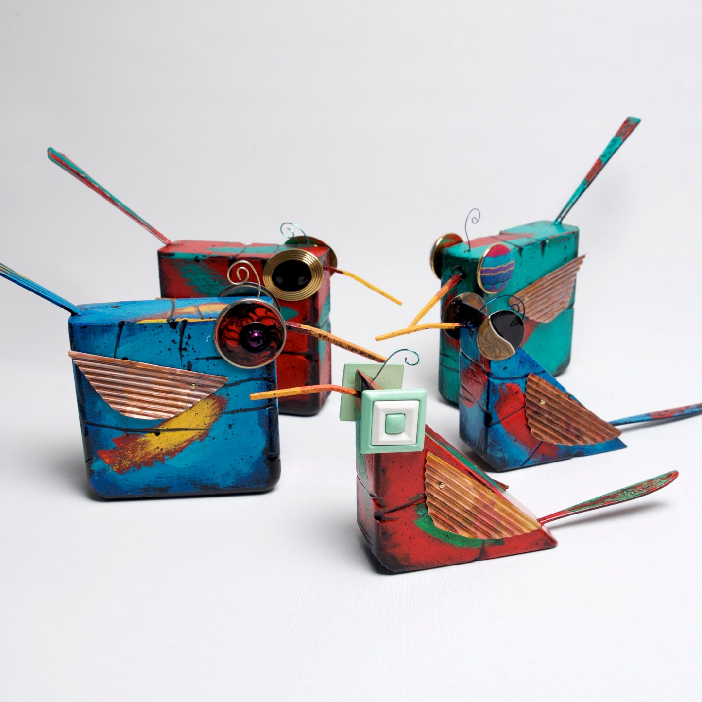 Odd Bird Square by Mary Kolar. - © Blue Pomegranate Gallery