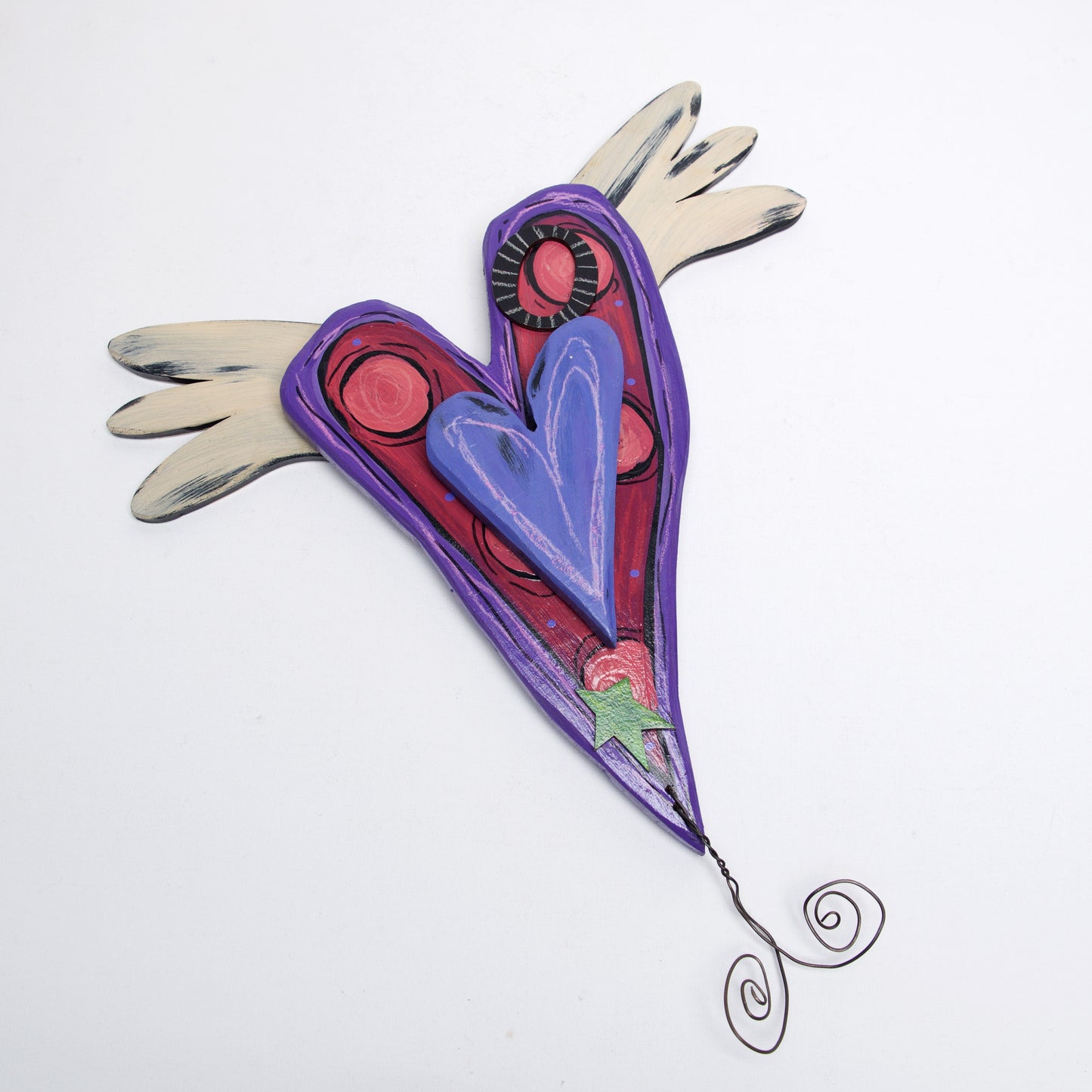 Spirit Heart with Wings by Elisa Drumm - © Blue Pomegranate Gallery