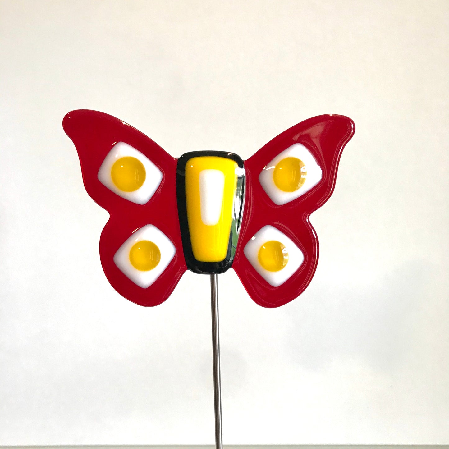 Butterfly Plant Stake by Kristi Thorndike Kent - © Blue Pomegranate Gallery