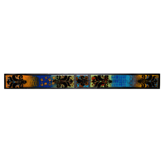 Glass Panel by Jaky and Jeff Felix 3.5x36 - © Blue Pomegranate Gallery