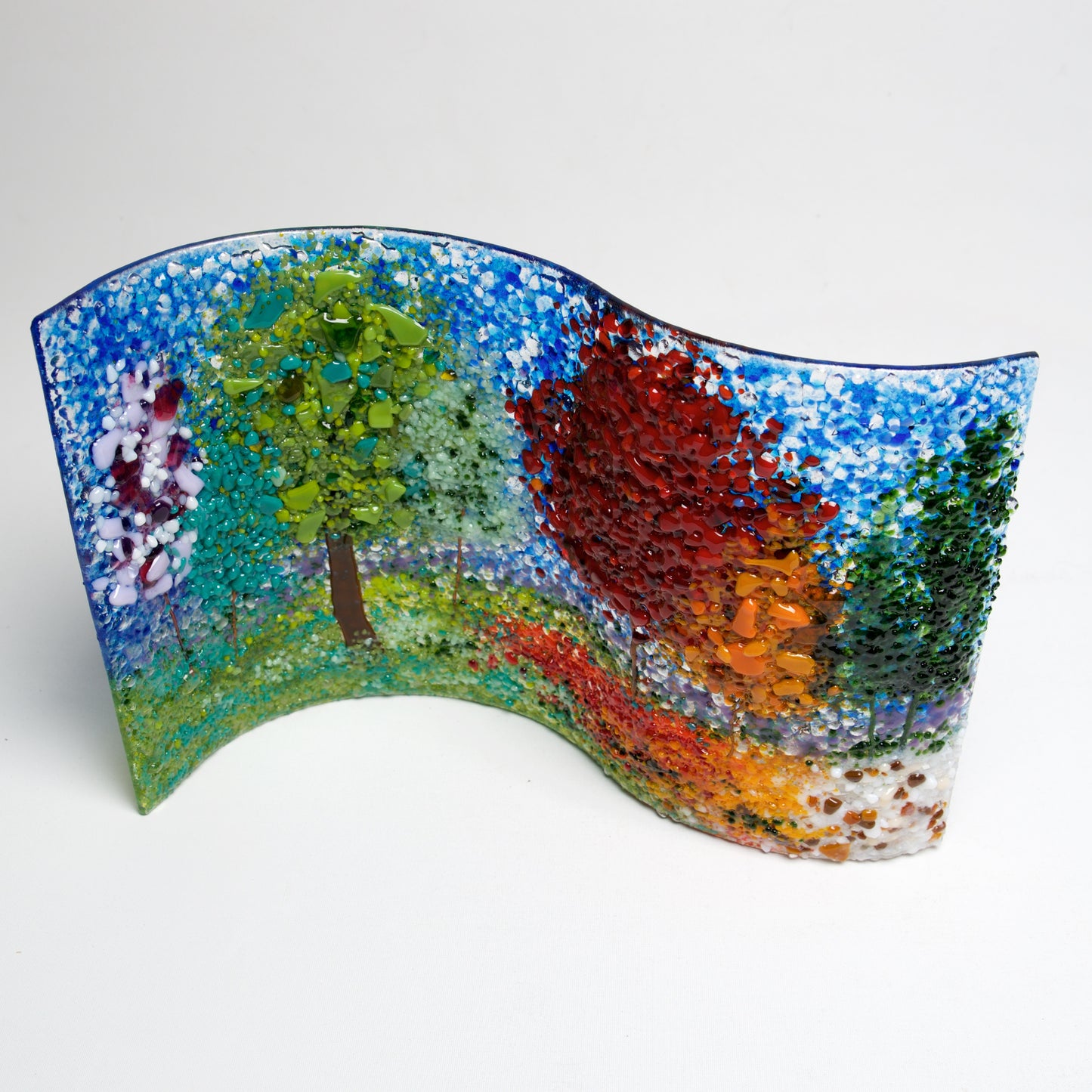 Four Seasons Wave by Jennifer DeMoss - © Blue Pomegranate Gallery