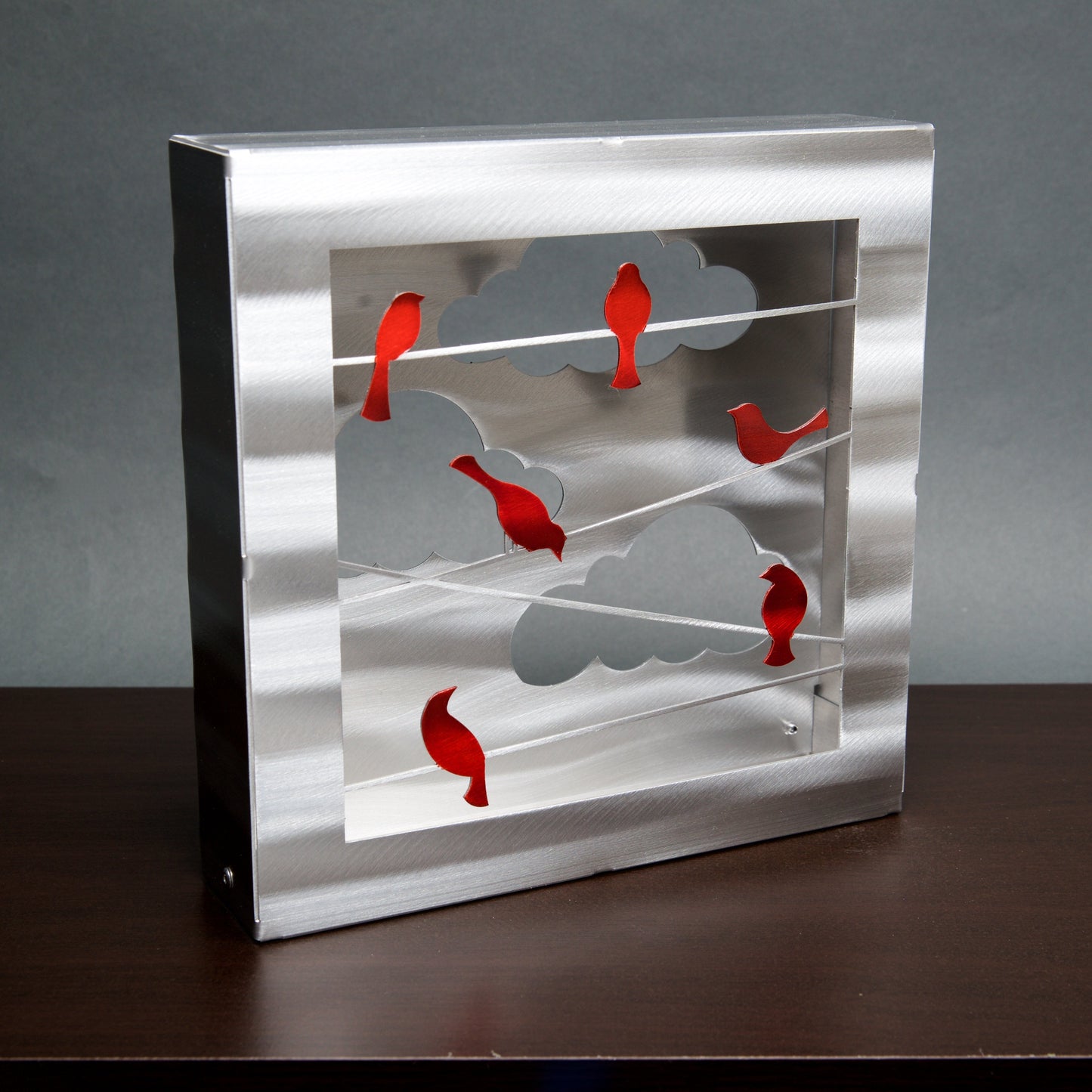 Birds on a Wire Box by Sondra Gerber - © Blue Pomegranate Gallery