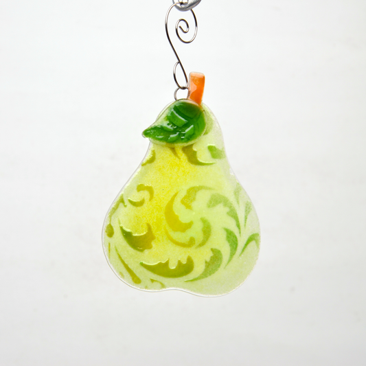 Pear Ornament by Denise Childs - © Blue Pomegranate Gallery