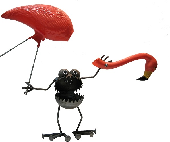 Singo Flamin-go Away by Fred Conlon - © Blue Pomegranate Gallery