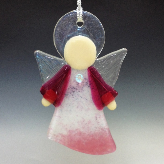Angel Ornament/Sun Catcher by Charlotte Behrens - © Blue Pomegranate Gallery