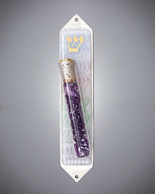 Sands Pastel Wedding Mezuzah by Sara Beames - Judaica - © Blue Pomegranate Gallery