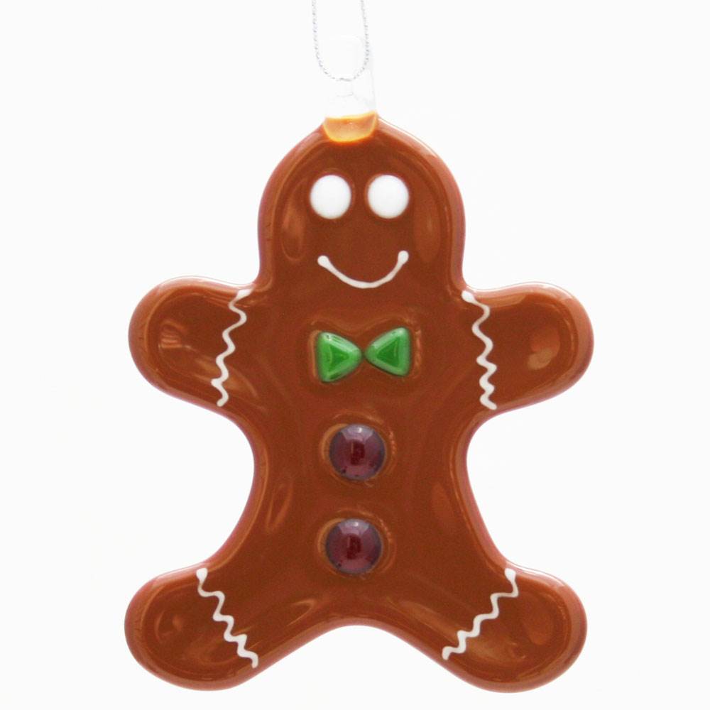 Gingerbread Man Ornament by Kristi Thorndike Kent - © Blue Pomegranate Gallery