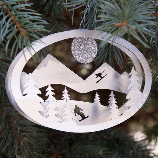 Winter Fun ornament by Sondra Gerber - © Blue Pomegranate Gallery