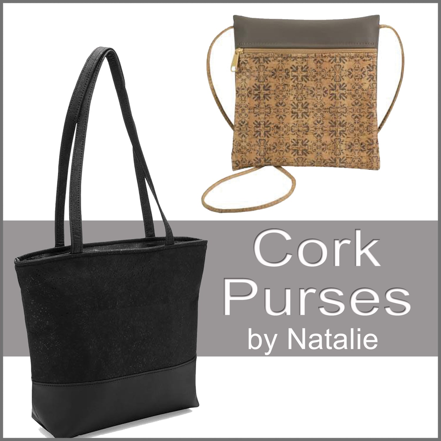 Cork Handbags by Natalie