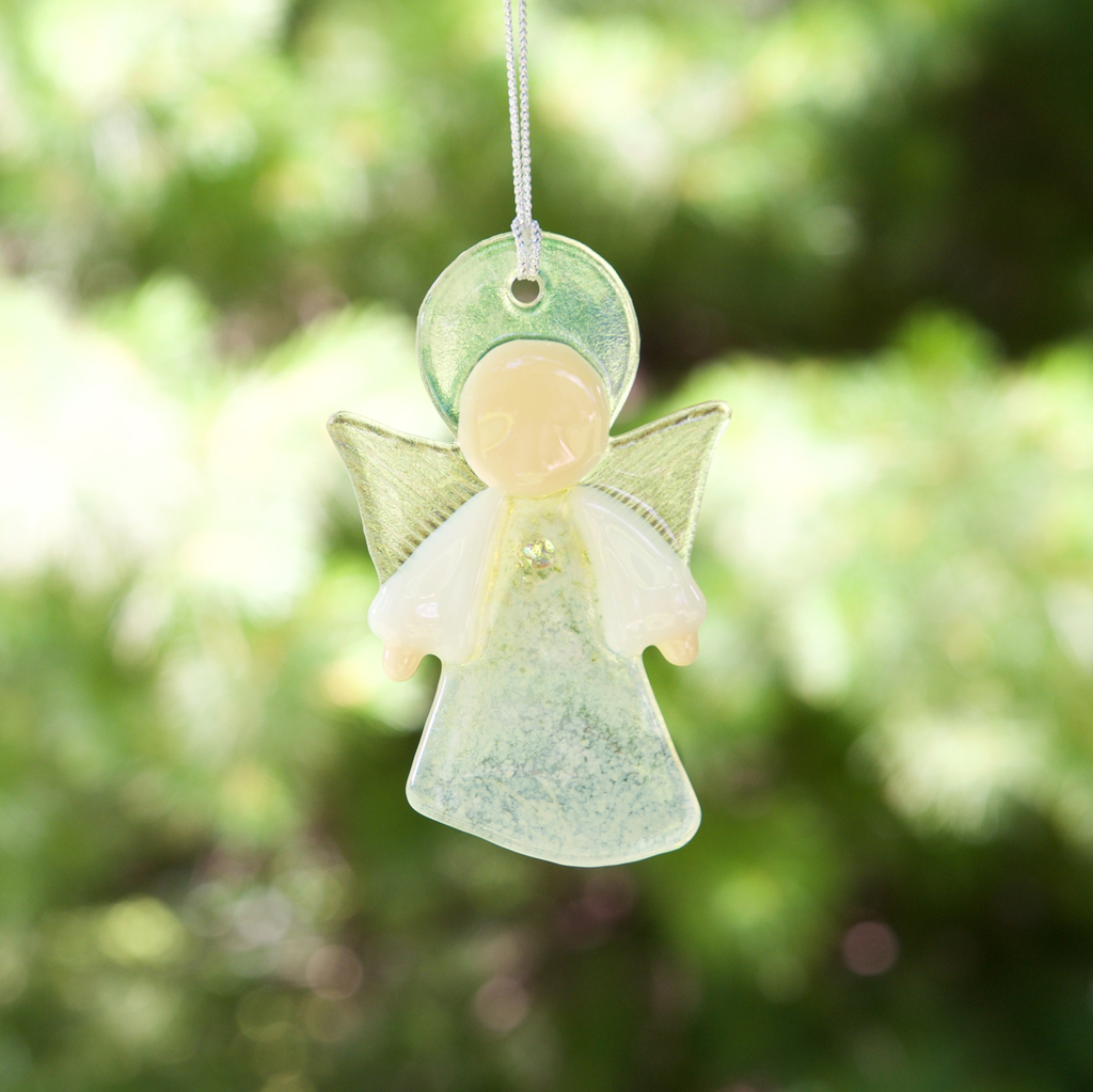 Angel Ornament/Sun Catcher by Charlotte Behrens - © Blue Pomegranate Gallery