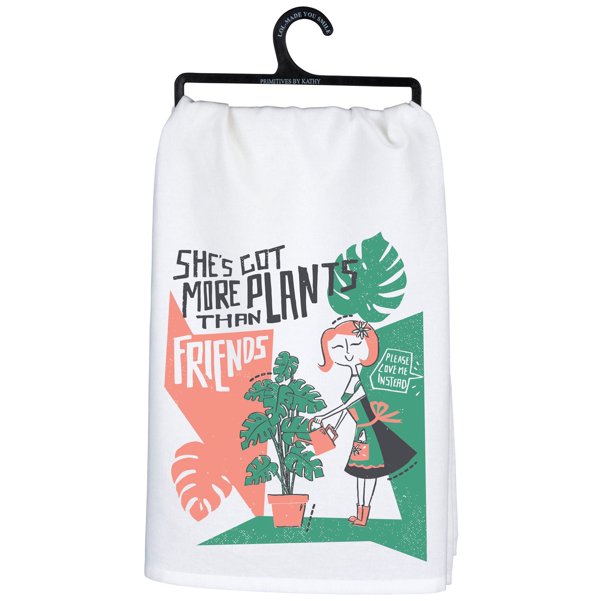 More Plants - Dish Towel from Primitives by Kathy - © Blue Pomegranate Gallery