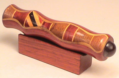 5E1PB-5.5" Laminated Padauk Marq scope by Nancy Koscheski - © Blue Pomegranate Gallery