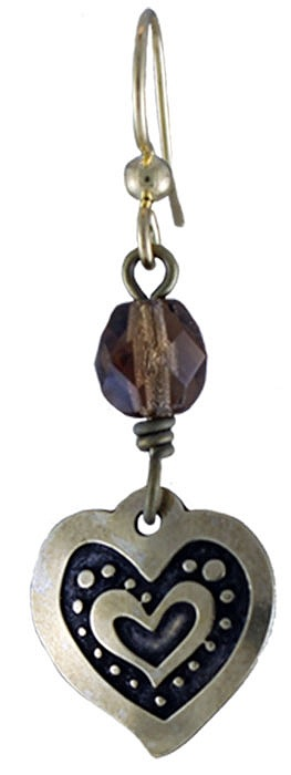 My Heart Earrings by Jackie Magyar - © Blue Pomegranate Gallery