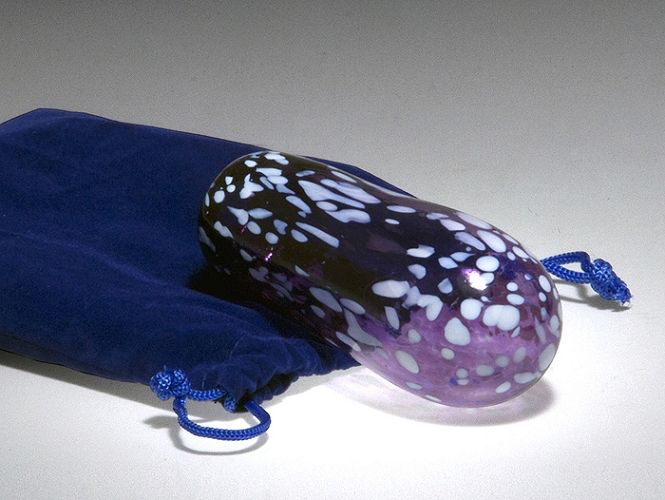 Wedding Glass by Sara Beames - Judaica - © Blue Pomegranate Gallery