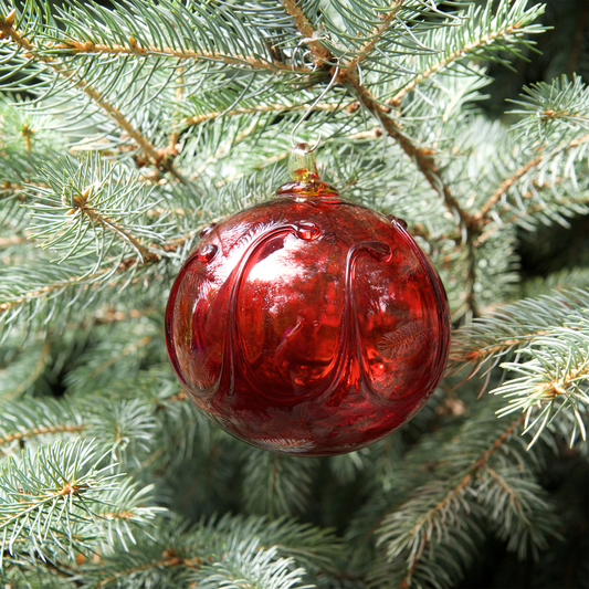 Ruby Lily Pad Ornament by Bruce Cobb *Last Chance Item - © Blue Pomegranate Gallery