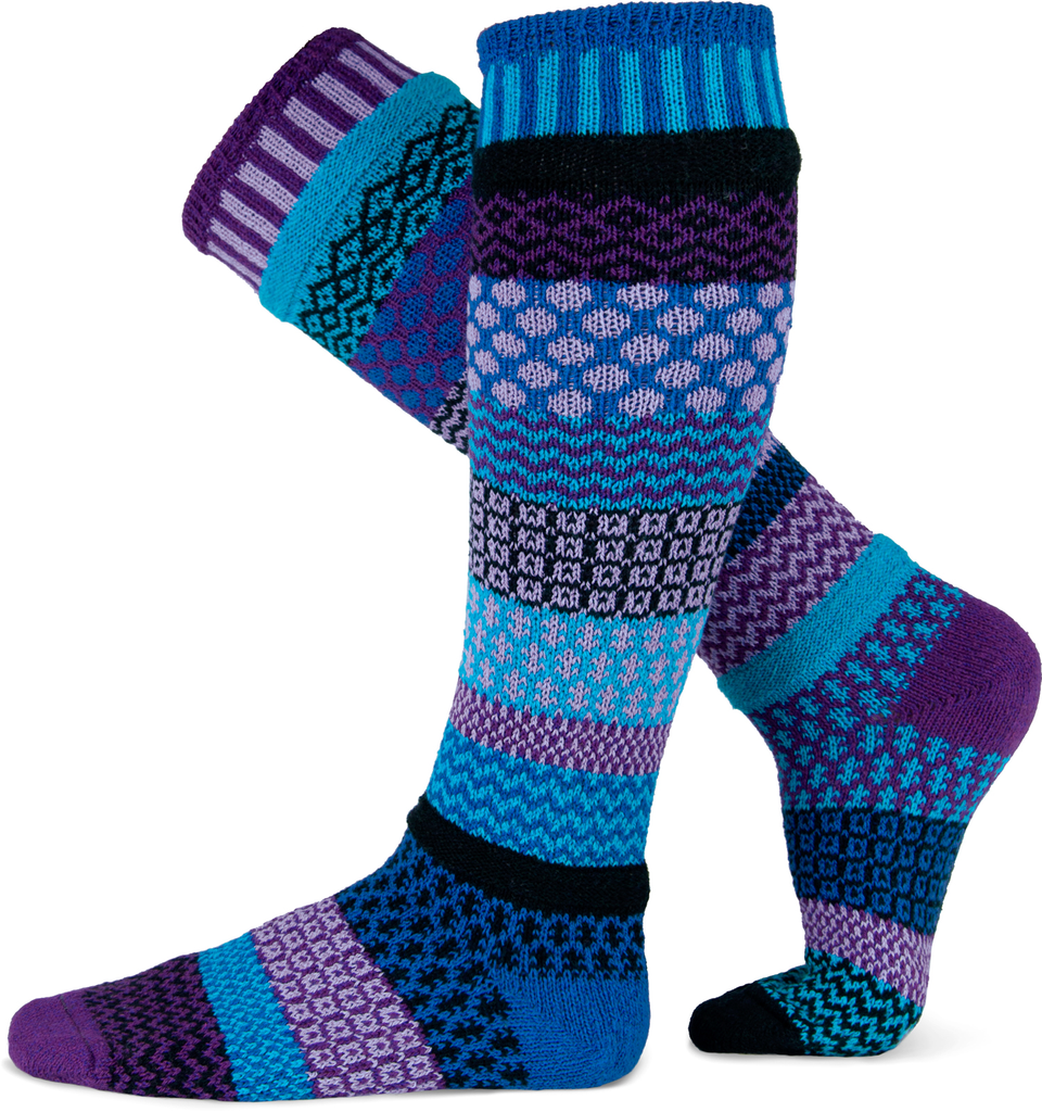 Adult Knee Socks made of recycled cotton by Marianne Makerlin - © Blue Pomegranate Gallery