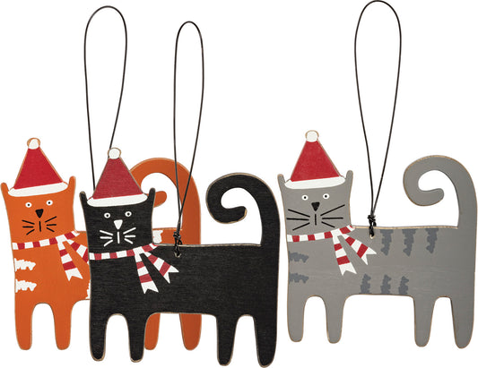 Christmas Cats from Primitives by Kathy - © Blue Pomegranate Gallery