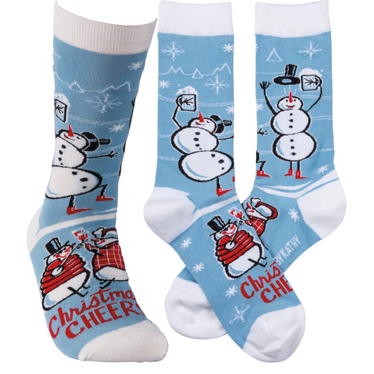 Christmas Cheer Socks from Primitives by Kathy - © Blue Pomegranate Gallery