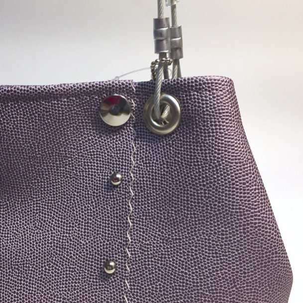 Lavender Shorty Handbag by Renee Sonnichsen - © Blue Pomegranate Gallery