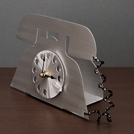Talk Time Clock and Letter Holder by Sondra Gerber - © Blue Pomegranate Gallery