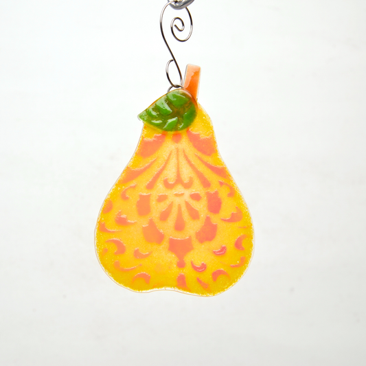 Pear Ornament by Denise Childs - © Blue Pomegranate Gallery