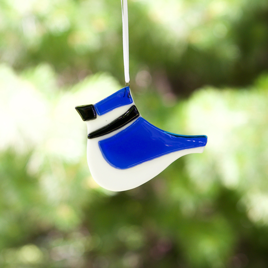 Blue Jay Sun Catcher, Ornament by Niven - © Blue Pomegranate Gallery