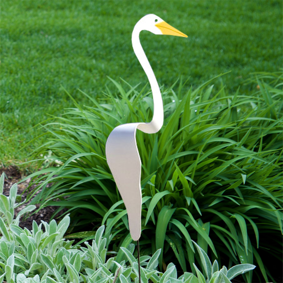 White Whirly Bird by Judy Basedow - © Blue Pomegranate Gallery