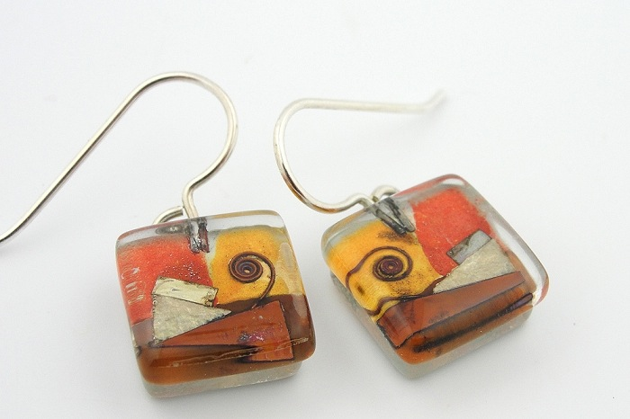 Santa Fe Snail Drop Earrings by Edo Mor - © Blue Pomegranate Gallery